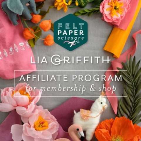 Lia Griffith Felt Paper Scissors Logo
